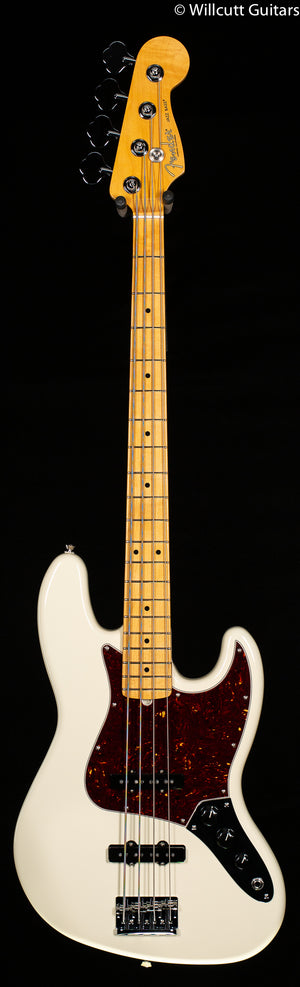 Fender American Professional II Jazz Bass Olympic White Maple Fingerboard DEMO