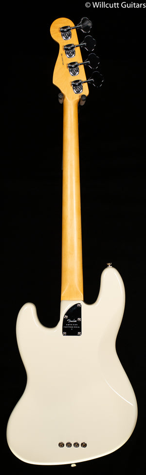 Fender American Professional II Jazz Bass Olympic White Maple Fingerboard DEMO