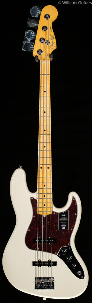 Fender American Professional II Jazz Bass Olympic White Maple Fingerboard