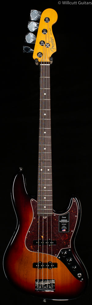 Fender American Professional II Jazz Bass 3-Color Sunburst Rosewood Fingerboard (702)