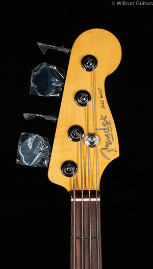 Fender American Professional II Jazz Bass Miami Blue Rosewood Bass Guitar (602)