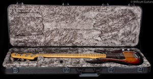 Fender American Professional II Precision Bass 3-Color Sunburst Maple Fingerboard Bass Guitar