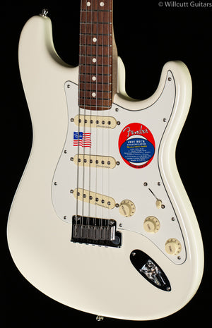 Fender Artist Series Jeff Beck Stratocaster Olympic White Rosewood