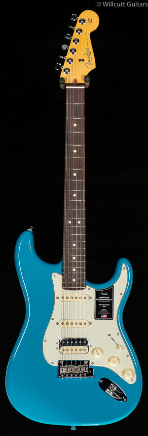 Fender American Professional II Stratocaster HSS Miami Blue Rosewood Fingerboard