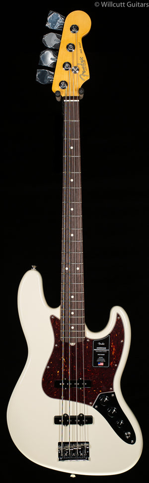 Fender American Professional II Jazz Bass Olympic White Rosewood Fingerboard