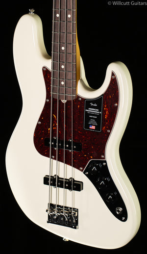 Fender American Professional II Jazz Bass Olympic White Rosewood Fingerboard