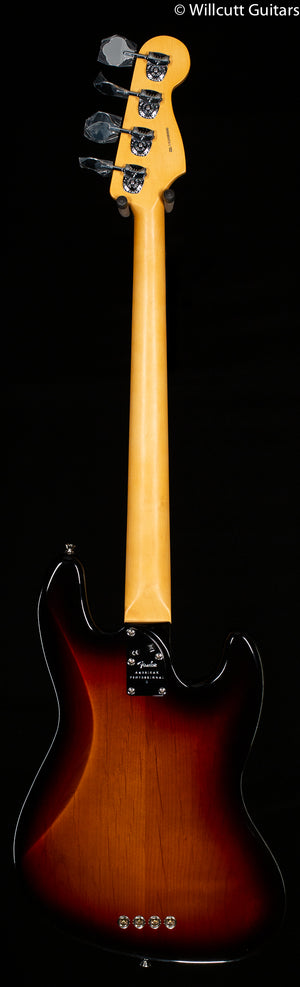 Fender American Professional II Jazz Bass 3-Color Sunburst Rosewood Fingerboard Left-Hand Bass Guitar (690)