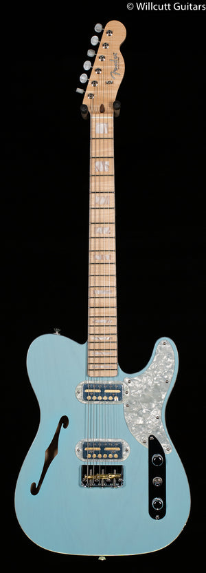 Fender Parallel Universe II Tele Mágico Transparent Daphne Blue Maple Fingerboard