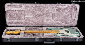 Fender American Professional II Precision Bass Mystic Surf Green Left-Hand Bass Guitar (357)