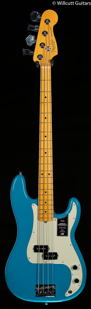 Fender American Professional II Precision Bass Miami Blue Maple Fingerboard