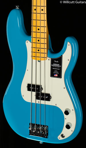 Fender American Professional II Precision Bass Miami Blue Maple Fingerboard