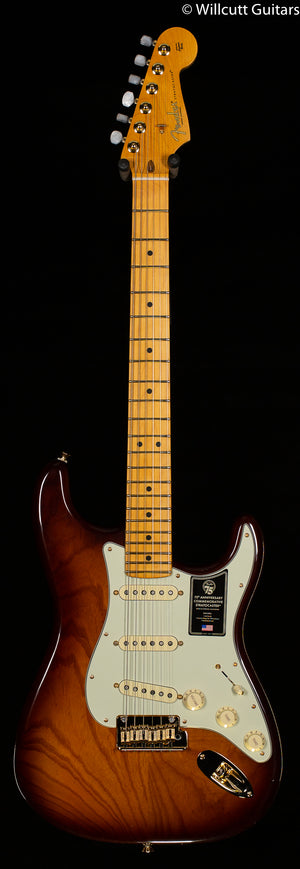 Fender 75th Anniversary Commemorative Stratocaster Maple Fingerboard 2-Color Bourbon Burst
