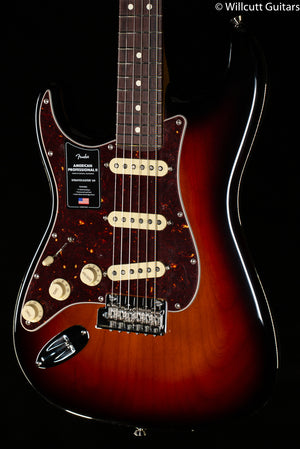 Fender American Professional II Stratocaster Rosewood Fingerboard 3-Color Sunburst Left-Hand (450)