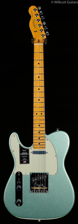 Fender American Professional II Telecaster Mystic Surf Green Maple Fingerboard Left-Handed