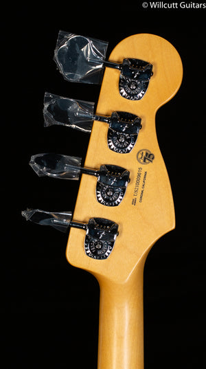 Fender American Professional II Jazz Bass Miami Blue Left-Hand Bass Guitar (615)