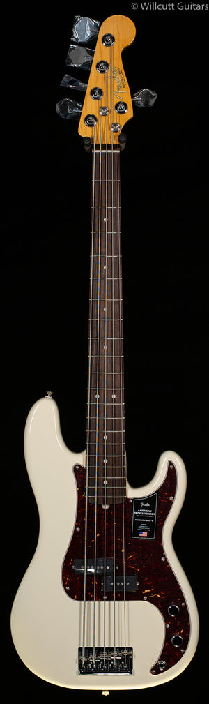 Fender American Professional II Precision Bass V Olympic White