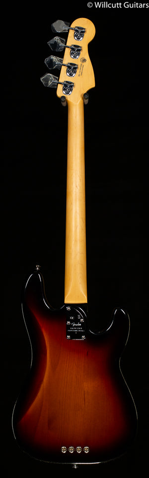 Fender American Professional II Precision Bass 3-Color Sunburst Left-Hand Bass Guitar (529)
