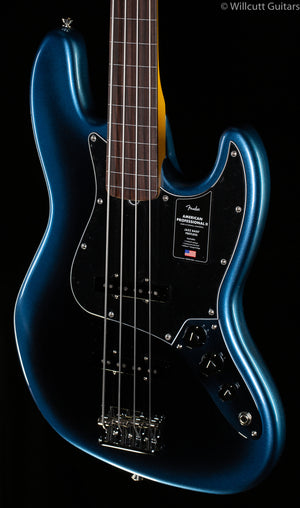 Fender American Professional II Jazz Bass Fretless Rosewood Fingerboard Dark Night