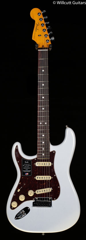 Fender American Ultra Stratocaster Left-Hand Rosewood Fingerboard Arctic Pearl (793)