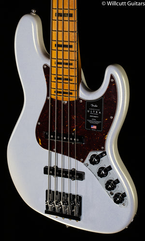 Fender American Ultra Jazz Bass V Arctic Pearl