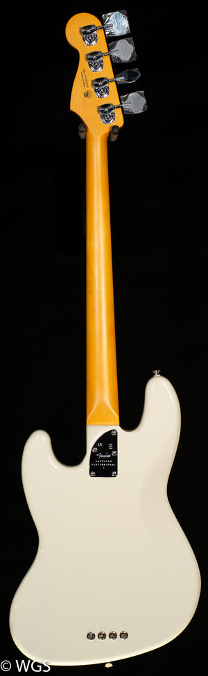 Fender American Professional II Jazz Bass Olympic White Rosewood Fingerboard