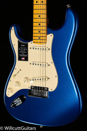 Fender American Ultra Stratocaster Maple Neck Cobra Blue Left Handed (372)