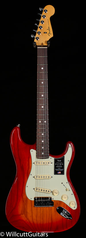 Fender American Ultra Stratocaster Plasma Red Burst Rosewood Fingerboard