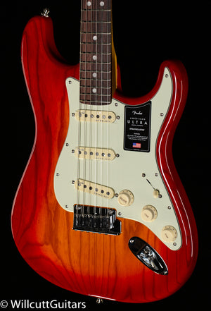 Fender American Ultra Stratocaster Plasma Red Burst Rosewood Fingerboard