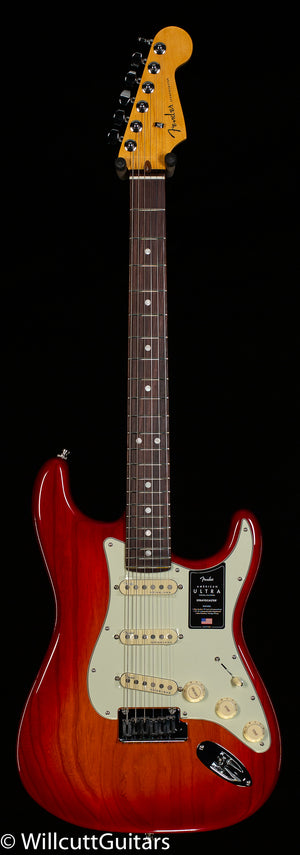Fender American Ultra Stratocaster Plasma Red Burst Rosewood Fingerboard