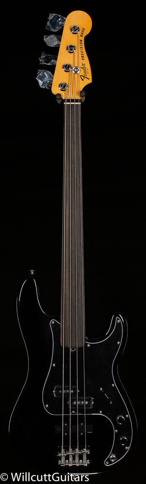 Fender Artist Series Tony Franklin Fretless Precision Bass Black Bass Guitar