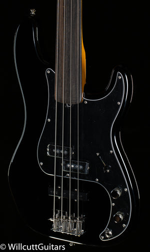 Fender Artist Series Tony Franklin Fretless Precision Bass Black Bass Guitar