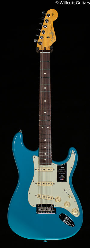 Fender American Professional II Stratocaster Miami Blue Rosewood Fingerboard (750)