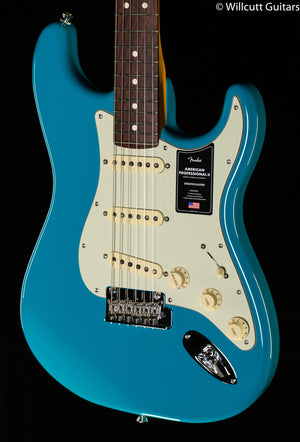 Fender American Professional II Stratocaster Miami Blue Rosewood Fingerboard (750)