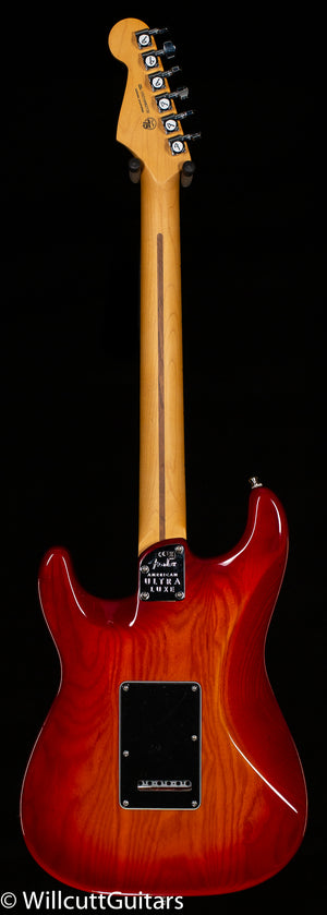 Fender American Ultra Luxe Stratocaster Maple Fingerboard Plasma Red Burst (132)