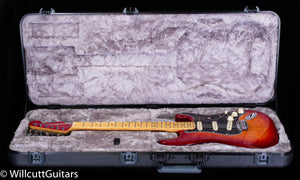 Fender American Ultra Luxe Stratocaster Maple Fingerboard Plasma Red Burst (132)