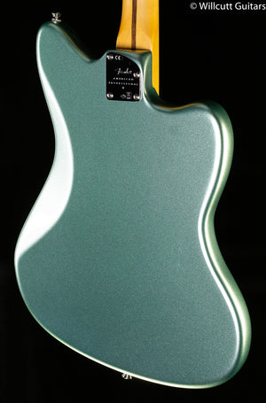 Fender American Professional II Jazzmaster Mystic Surf Green Maple Fingerboard Lefty