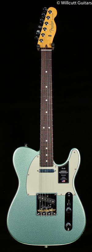 Fender American Professional II Telecaster Mystic Surf Green Rosewood Fingerboard