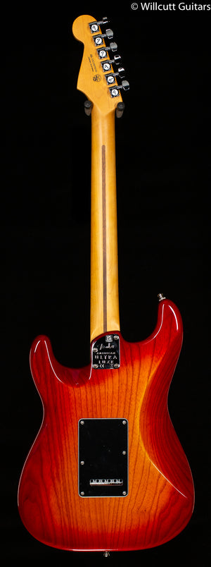 Fender American Ultra Luxe Stratocaster Maple Fingerboard Plasma Red Burst (310)