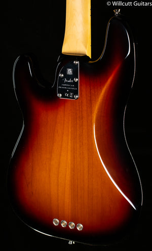 Fender American Professional II Precision Bass 3-Color Sunburst Maple Fingerboard Bass Guitar