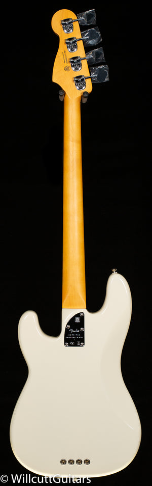 Fender American Professional II Precision Bass Olympic White Rosewood Fingerboard Bass Guitar