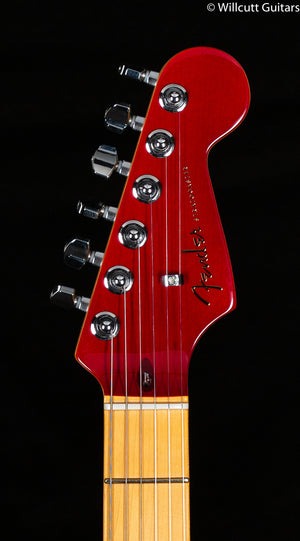 Fender American Ultra Luxe Stratocaster Maple Fingerboard Plasma Red Burst (568)