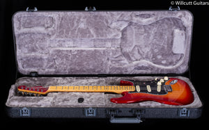 Fender American Ultra Luxe Stratocaster Maple Fingerboard Plasma Red Burst (568)
