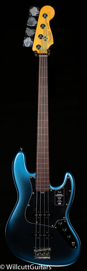 Fender American Professional II Jazz Bass Fretless Rosewood Fingerboard Dark Night