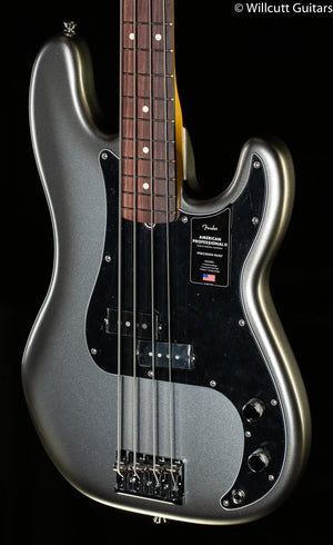 Fender American Professional II Precision Bass Mercury Rosewood Fingerboard Bass Guitar (530)