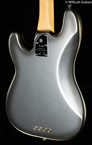 Fender American Professional II Precision Bass Mercury Rosewood Fingerboard Bass Guitar (530)