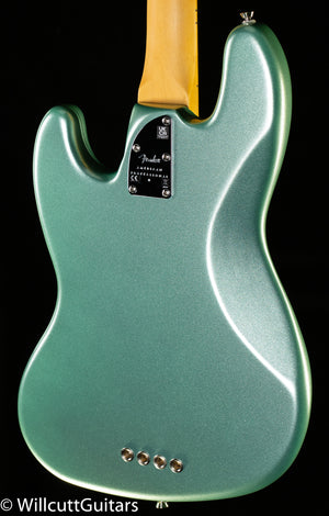 Fender American Professional II Jazz Bass Mystic Surf Green Maple Fingerboard Bass Guitar