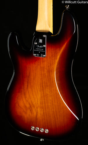 Fender American Professional II Precision Bass 3-Color Sunburst Maple Fingerboard Bass Guitar
