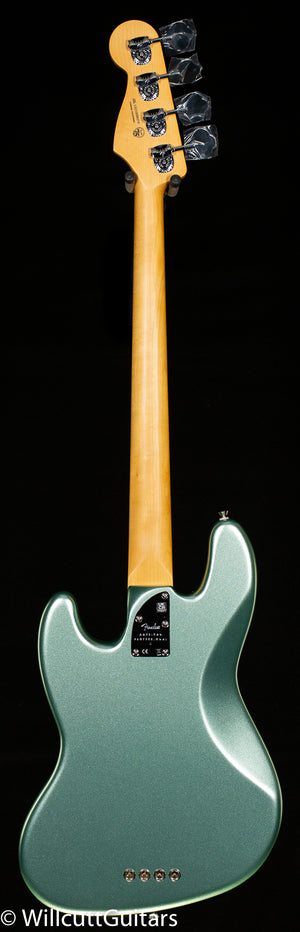 Fender American Professional II Jazz Bass Mystic Surf Green Maple Fingerboard Bass Guitar