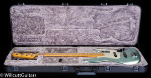 Fender American Professional II Jazz Bass Mystic Surf Green Maple Fingerboard Bass Guitar