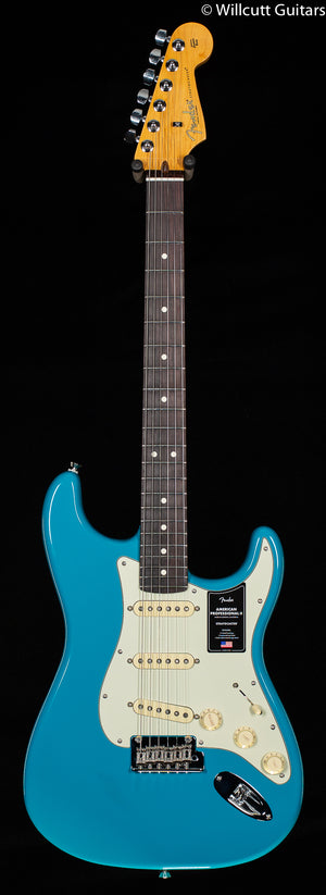 Fender American Professional II Stratocaster Miami Blue Rosewood Fingerboard (181)